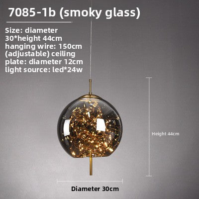 Aurora Glass Pendant Light