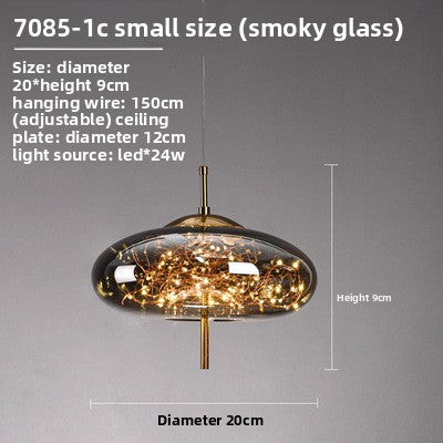 Aurora Glass Pendant Light