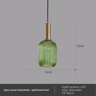 Emerald Glass Pendant Light