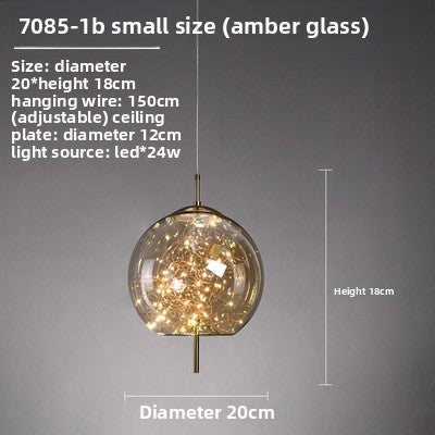 Aurora Glass Pendant Light