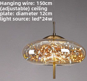 Aurora Glass Pendant Light