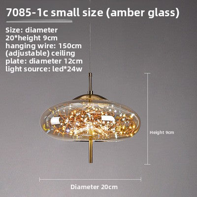 Aurora Glass Pendant Light