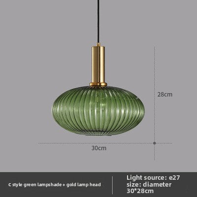 Emerald Glass Pendant Light