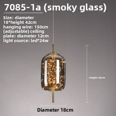 Aurora Glass Pendant Light