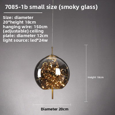 Aurora Glass Pendant Light