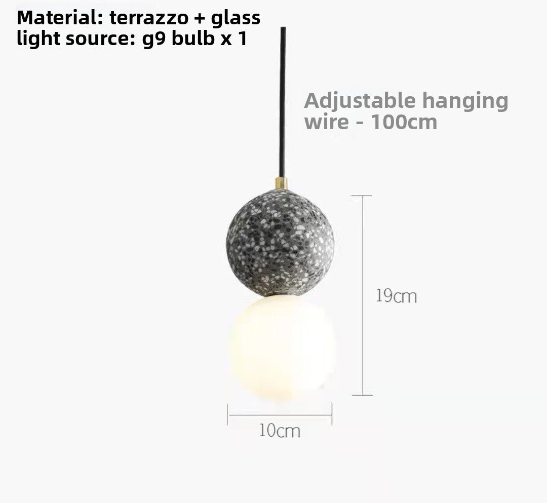 Terrazzo Globe Pendant