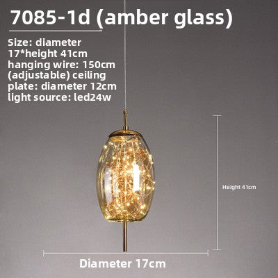 Aurora Glass Pendant Light