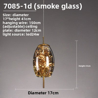 Aurora Glass Pendant Light